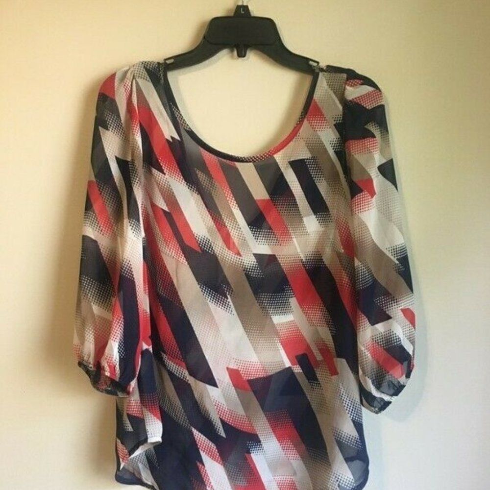 Hello miss medium sheer top